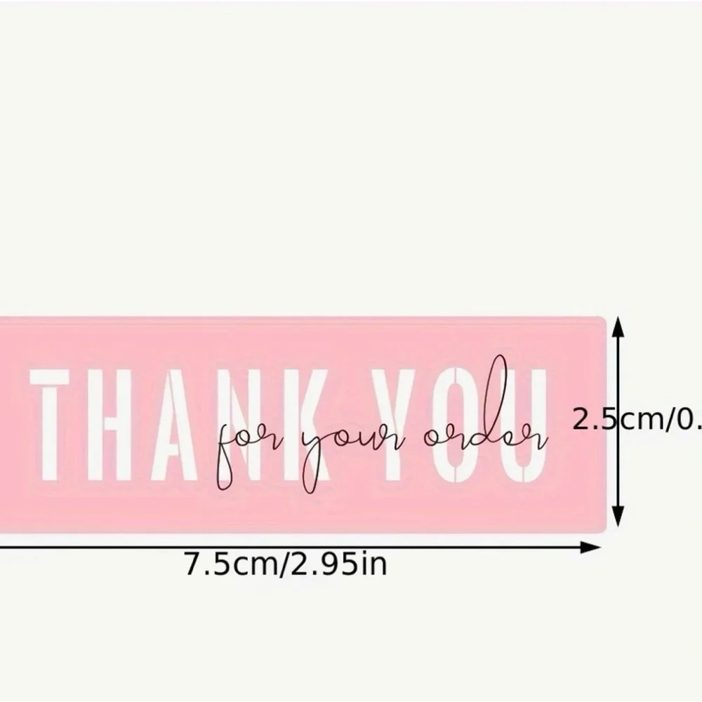 120 Thank You stickers NWT